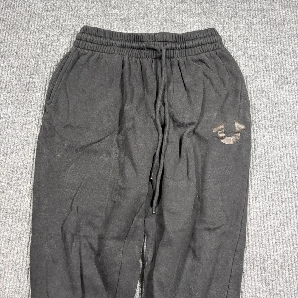 True Religion Sweatpants Men's S Black Jogger Streetwear Lounge Comfort Hip Hop